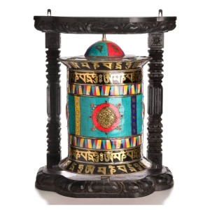 Tisch- und Wand-Gebetsmühle 68 cm