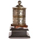 Tischgebetsmühle 18,5 cm Dorje